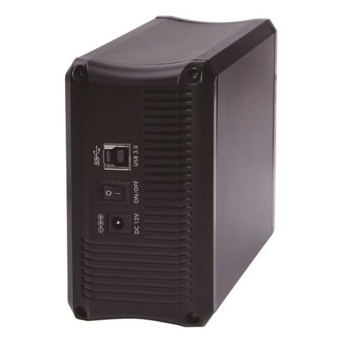 LogiLink UA0154A USB 3.0 „TWO-BAY RAID“ Schutz aus Aluminium, 2x 3,5 Zoll schwarz - 3