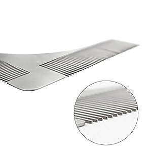 Rancross Stainless Steel Beard Styling and Shaping Template Comb Trim Shaving Tool for Perfect Lines & Symmetry - Image 4