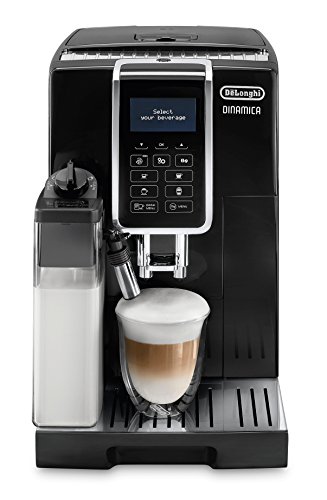 De’Longhi Dinamica ECAM 350.55.B Kaffeevollautomat (Digitaldisplay, integriertes Milchsystem, Lieblingsgetränke auf Knopfdruck, Herausnehmbare Brühgruppe, 2-Tassen-Funktion) schwarz - 3