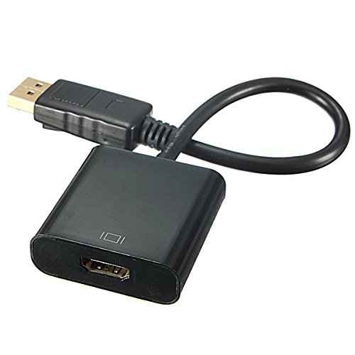 SODIAL (R) HD DP Displayport Stecker A HDMI Buchse Kabel Konverter Adapter fuer Laptop HP Del - 4