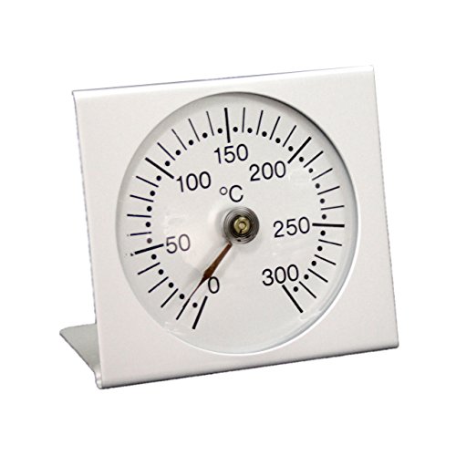 Edelstahl Analog Bimetall Backofen - Ofen Thermometer 300 °C . Backofenthermometer Made in Germany