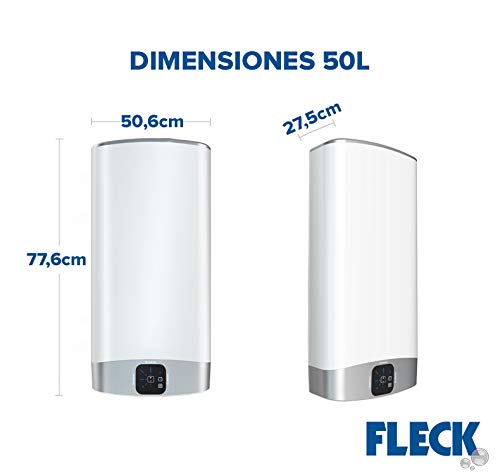 Fleck Duo Termo Electrico, Eficiencia B B M, 50 l