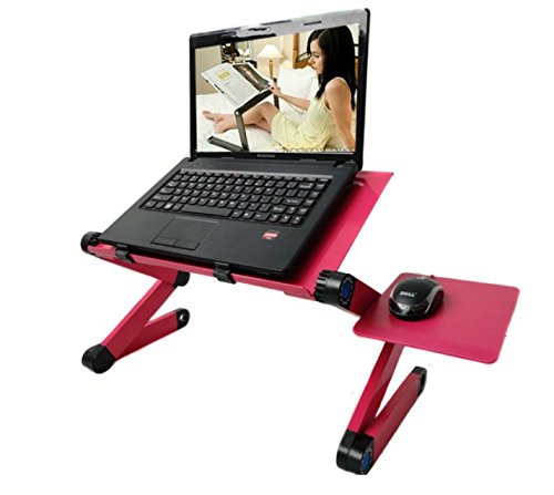hensych® 360 ° Tragbarer, faltbarer Tisch Stand Schreibtisch Bett Sofa Tablett für MacBook Air Pro Acer Asus Dell Fujitsu Lenovo HP Samsung Sony Toshiba Laptop Notebook Ultrabook - 3