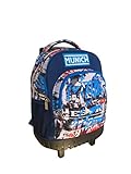 Carro escolar Munich Graffiti Maleta, 44 cm, 20 litros, Azul Marino