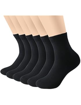 SGIN Herren Socken Business Freizeit Baumwolle Socken komfortabel Größe 44/48 - 6 Paar