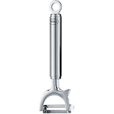 R&ouml;sle Transverse Rotary Peeler, Right and Left Handed, Quality and Ergonomic Shape Fruit and Vegetable Peeler, 18/10 Stainles