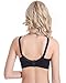 Cityone(TM)Women's Nylon Non-Padded Maternity Nursing Bra(M, Black)