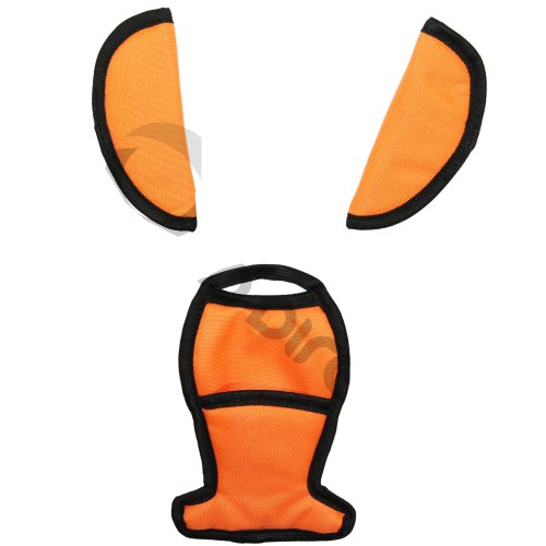 BELTS PADS SHOULDER STRAP AND CROTCH COVER fits MAXI COSI Cabriofix Cabrio car seat (orange)