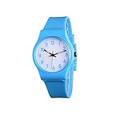 YEARNLY Collection Unisex Kleine frische Kreativuhr (schwarzer Gürtel) Kleine schwarze Uhr