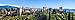 Produktbild Alu-Dibond-Bild 190 x 50 cm: "Panorama Alhambra in Granada vor schneebedeckter Sierra Nevada", Bild auf Alu-Dibond