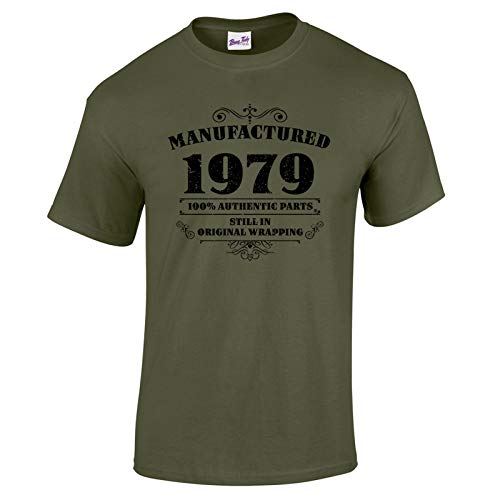 Bang Tidy Clothing da Uomo 40esimo Compleanno T Shirt Manufactured 1979 T Camicie 40th Regalo di Compleanno