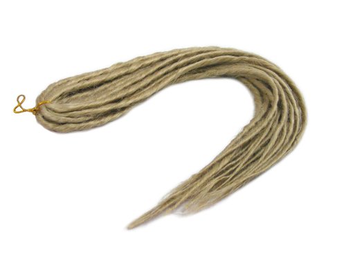 Elysee Star Dreads #22 Light Gold Blonde Dreadlocks Double Ended Synthetic Dread