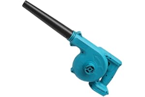 LIFETTER Akku-Laubbläser, Gebläse für Makita 18v Batterie, leistungsstark, Drehzahlregelung, Schnurlos für Rasenpflegeblatt Blasen, Auto, Schnee, Deck