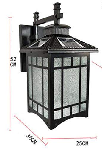 Preisvergleich Produktbild CZZ Solarwandlampe Chinesische Wasserdichte Gartenlampe Im Freien Europäische Landhaustür Im Freien Wandlampe Stadtstrom Doppelzweck,F,Licht