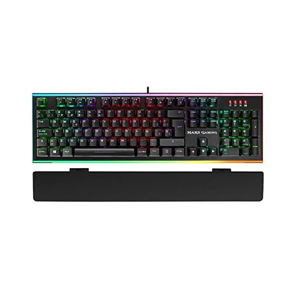 Mars Gaming MK6, teclado óptico-mecánico, LED Dual Chroma RGB, switch marrón - Image 4