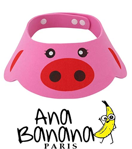 Visera de Bebé Niños para lavar el pelo CERDITO (Protección ojos, en goma Eva)