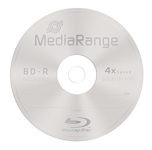 MediaRange MR495 – BD-R Blu-ray Disc 25GB 4x Speed, 10 Stück - 2