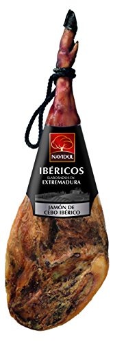 Navidul Jamón de Cebo Ibérico, Jamonero y Cuchillo - 8.25 kg