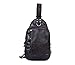 Produktbild JOYIR Herren Echtes Leder Brust Bag Schulter Nachricht Tasche Crossbody Sling für Laufen Sport Wandern