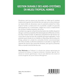 Gestion Durable des Agro Systemes en Milieu Tropical Humide