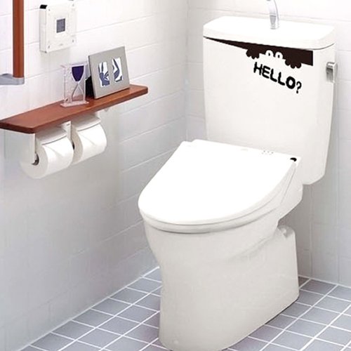 5X WC Deckel Sticker Toiletten Klo Aufkleber Tattoo Wandtattoo Bild Bad Küche Deko