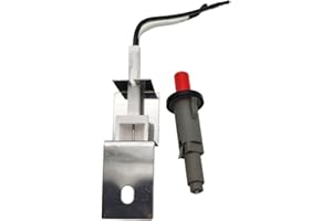 QOXEZY Zündung Montage Ersatz Kit für Weber Q100 Q120 Q200 Q220 Q1000 Q2000, Druckknopf Piezo Zünder Zündkammer Nadel mit Draht für Grill