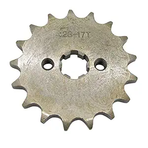 17T Teeth 17mm 428 Chain Front Sprocket Cog Pit Quad Dirt Bike ATV Buggy