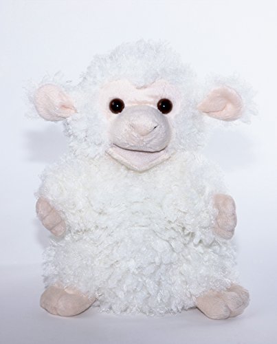 Preisvergleich Produktbild Theatrello Bauer Spielwaren Handpuppe Lamm: Kuscheltier für Puppentheater und Lernspiele, waschbar, weiß (11840)