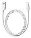 Produktbild BUYSICS Lade- & Sync-Kabel (1 Meter, weiß) für Smartphones und Tablets von Apple: iPhone 5/5S/5C/6/6 Plus, iPod Touch 5, iPad mini 1/2/3, iPad Air/2, Datenkabel zum Aufladen und Synchronisieren, von Apple lizenziert