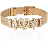 SUNIANA - Mesh Armband Set mit Charms || I'm Yours || individuell erweiterbar (Rosegold)