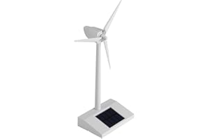 LAZMIN Science Toy Desktop Model Solar Powered Windmills Wind Turbine & ABS plastics Children Kids Gift Home Decoration
