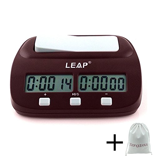 Preisvergleich Produktbild Professioneller Kompakt Elektronisch Tafel Spiel Wettbewerb Uhr Schachuhr, Digital Chess Clock Count Up Down Uhr Timer für Board Schach Spiel Player Mit Alarm-Funktion