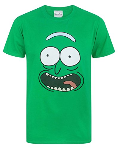 Rick and Morty Pickle Rick Face Men'S T-Shirt (XXL)