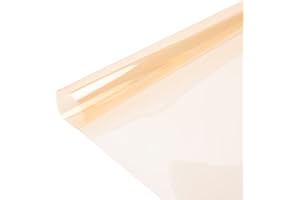 PYXEL HWAMART Orange Lighting Gel Filter Transparent Color Correction 1/8 CTO Coloured Lighting Sheet Craft for 800W Red Head Light Strobe Spotlight Flash Photography Photo Studio Wratten Filter, 50x40cm