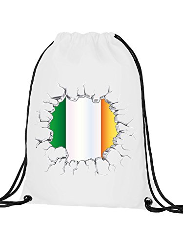 FUSSBALL – FANARTIKEL – Irland 5724 Turnbeutel (Weiss)