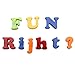 KINGSO 78 Pcs Magnetic Capital & Lowercase Alphabet Letters Numbers Learning Toy W / Jar