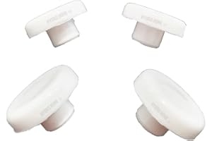 Hydro Home Kit de parachoques de plástico de 4 piezas para tapa de inodoro duraderas en el tiempo, montaje DIY, diseño elegante, producción italiana, ideal para uso privado y empresas