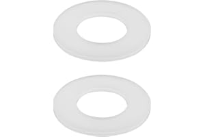 EuAcesry 2 Pezzo Rondella per Valvola di Scarico, 6.3 x 6.3 x 0.3cm Guarnizione in Silicone per Serbatoio WC, Accessori di Scarico, Guarnizione Waterstop per Valvola di Scarico