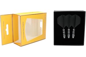 CUESOUL ROST T19 Asta e Aletta per Freccette Integrate, Forma Standard, Set da 3