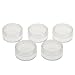 5pcs 10g Cosmetic Empty Jars Pots Eye Shadow Face Cream Powder Container - Clear