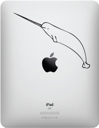 Preisvergleich Produktbild Happy Narwhal for iPad - Vinyl Decal