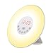 Produktbild Wecker GRDE Wake up Licht led Lichtwecker Funkwecker Reisewecker Nachtlicht (Sonnenaufgangfunktion, Sonnenuntergangsfunktion digitales UKW Radio) 10 einstellbare Helligkeit und 7 Farben auswählen zur einen schönen Morgen ideal für Kinder, Geburtstag und Urlaub Geschenk usw