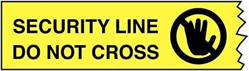 barricade tape security line. 76mm x 305m - safety tape - tapes