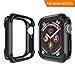 Produktbild Seiaol Für Apple Watch 4/3/2/1 Hülle, [Rugged Armor] TPU Case für Apple Watch Series 4/3/2/1 [Schwarz] Elastisch Ultimativ Schutz vor Stürzen und Stößen - Schutzhülle für iWatch