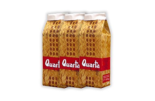 Caffè Quarta Stuoia gemahlenen Kaffee N. 3 Pakete 500g Kaffeebohnen Italian Coffee Puglia Salento geproduceerd en verpakt in Salento.