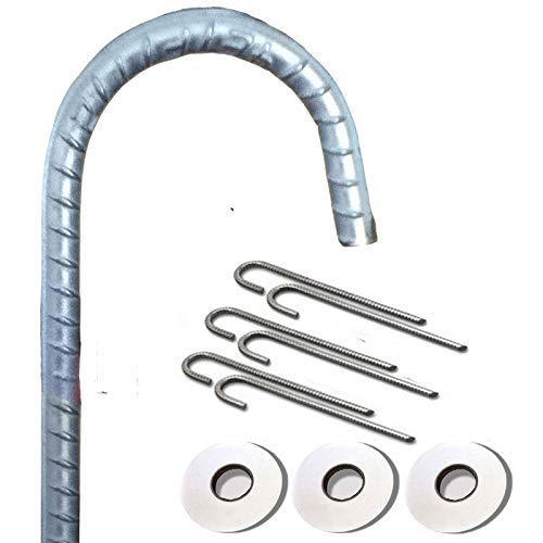 spécifications Structure Kit d'installation. 8 x piquets et 3 x Rouleaux 9 m x 25 mm Ruban adhésif Hot Spot. Convient pour les tunnels de plastique avec barres de sol (28 mm – 50 mm). également connu comme piquets d'ancrage | Piquets de tente Kit de fixation | | Kit d'ancrage au sol pour serre tunnel | Serre cloche | | x | Polly Tunnel.