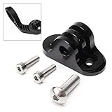 Dieser große kleine Aluminium-Adapter in Quartal Schraube wird nach oben für Garmin Edge dann zu erlauben, unten eine GoPro Kamera zu halten.