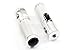 Aridox(TM) CNC Universal Motorcycle Bike Folding Footrests Foot Rests Pegs Rear Pedals Set Silver C20
