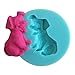 Produktbild Karen Baking Dog Form 3D Silikon Backform für Kuchen-Fondant Dekorieren