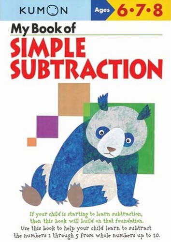 My Book of Simple Subtraction: Ages 6,7,8